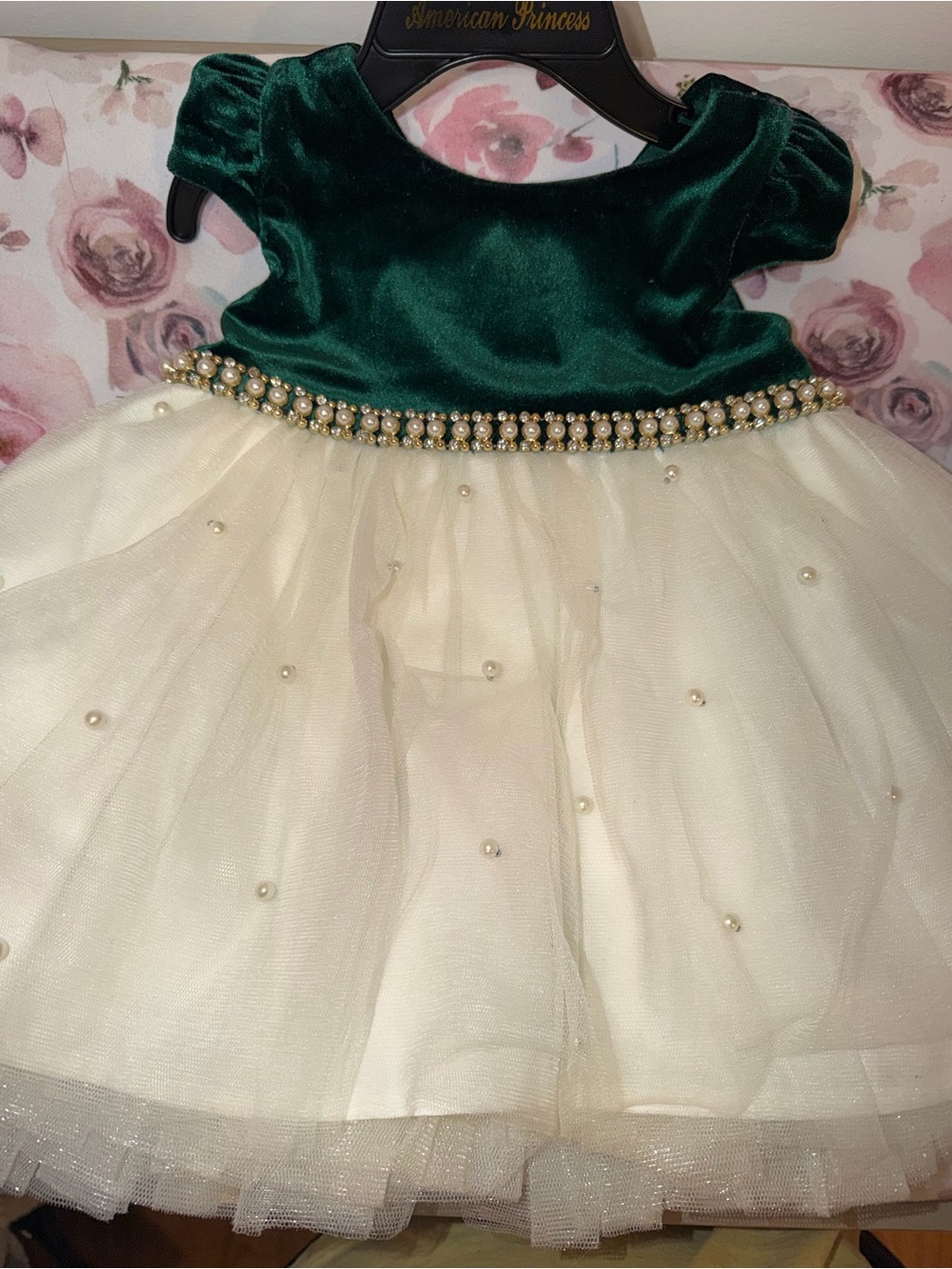 Baby girl velvet dress